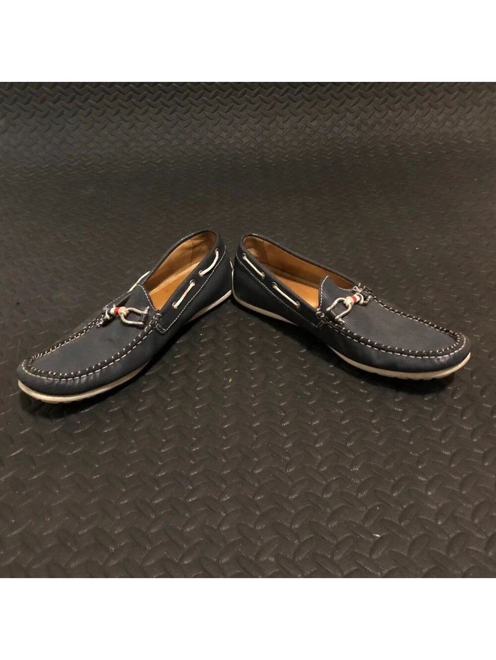 Riomar Men's Navy The Waterman  Boat Shoes Size 10.5 / 43.5